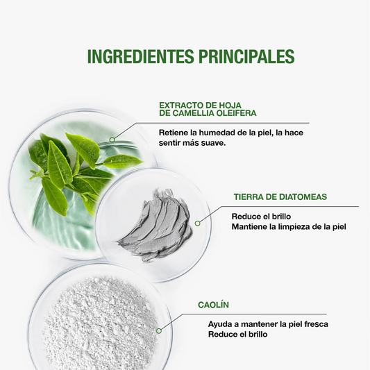Pack 3X1 Mascarillas Té Verde Green Mask| Limpieza rápida y fácil para ti!